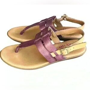 Kork-Ease Strappy Sandals Pink Metallic